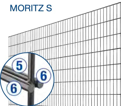 Doppelstabmatte Moritz S 6/5/6